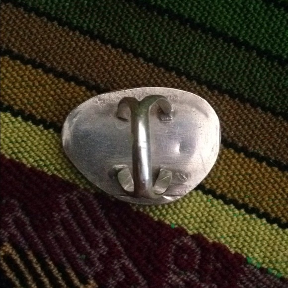 1970s vintage turquoise Navajo pinky ring - Picture 5 of 5